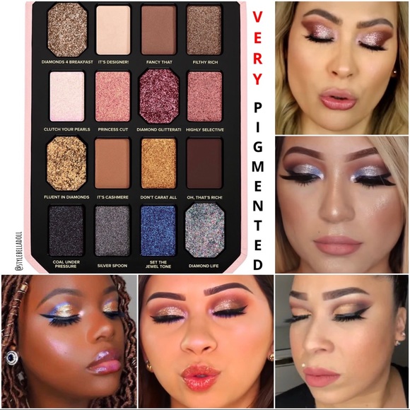 🆕 Too Faced Pretty Rich Diamond Light Eyeshadow Palette - Picture 5 of 17